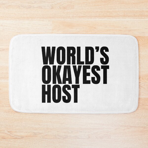 Item preview, World's Okayest Host - Black designed and sold by Cutsandsparks.