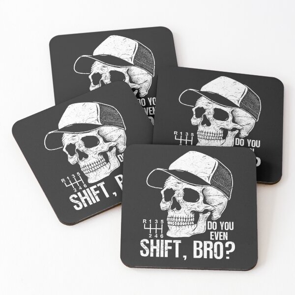 Item preview, Do You Even Shift Bro Trucker  designed and sold by CreepyCornerArt.