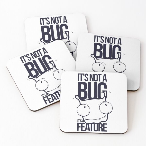 Item preview, Coding Joke Bug vs Feature Design designed and sold by Pujo Design.