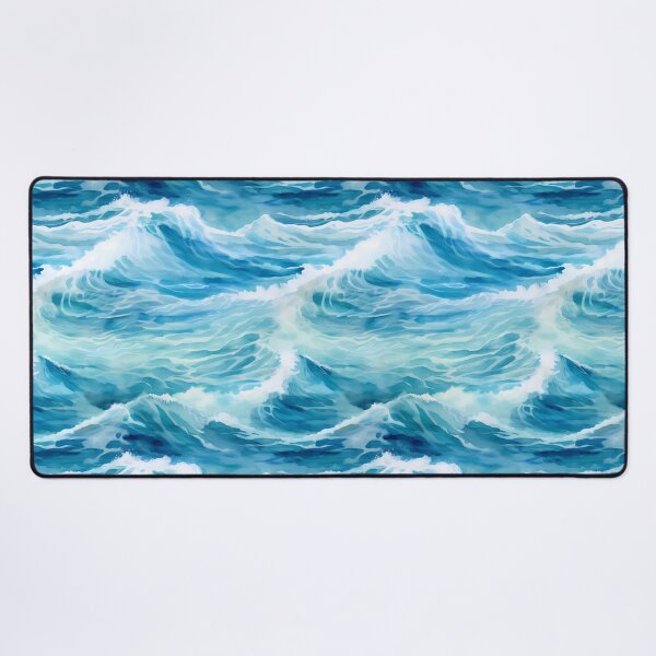 Item preview, Sea Waves Watercolor Pattern #5 designed and sold by NatureSight.
