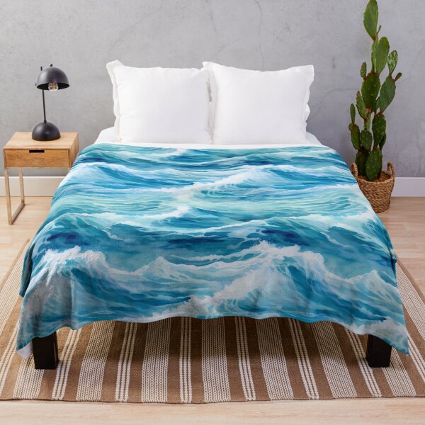 Item preview, Sea Waves Watercolor Pattern #5 designed and sold by NatureSight.