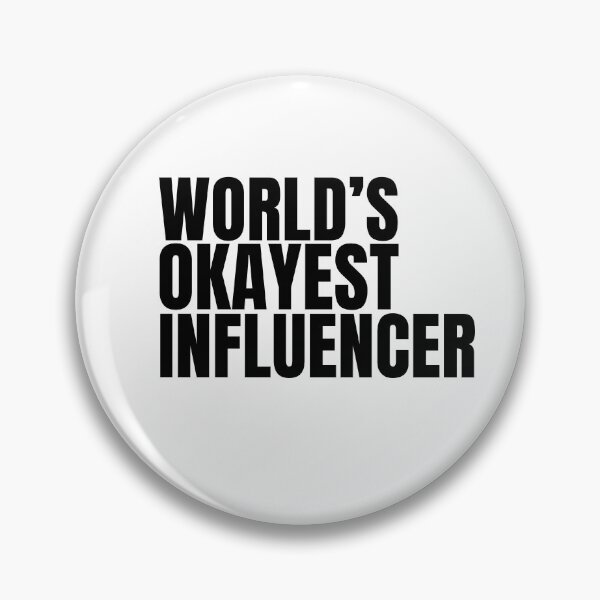 Item preview, World's Okayest Influencer - Black designed and sold by Cutsandsparks.