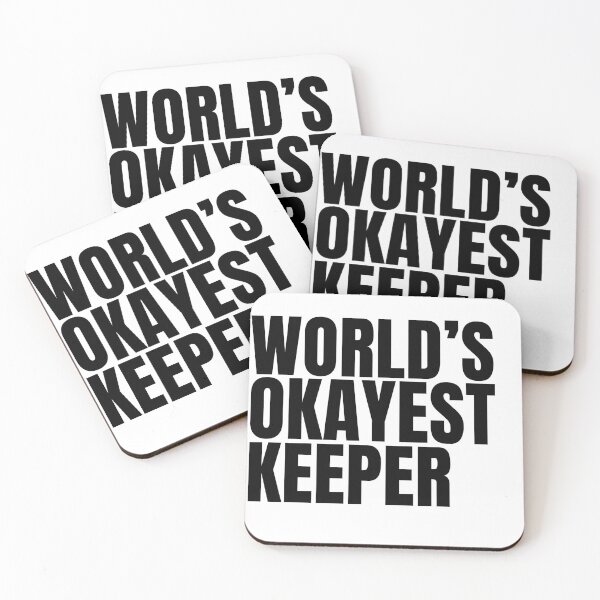 Item preview, World's Okayest Keeper - Black designed and sold by Cutsandsparks.