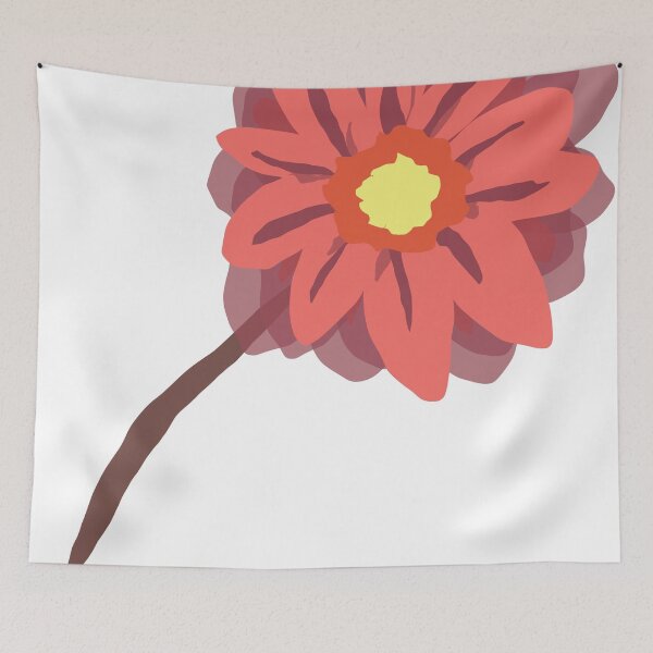 Item preview, I love red flower designed and sold by Doodlehomeshop.
