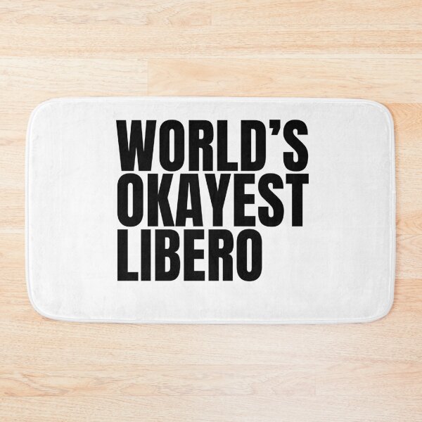 Item preview, World's Okayest Libero - Black designed and sold by Cutsandsparks.