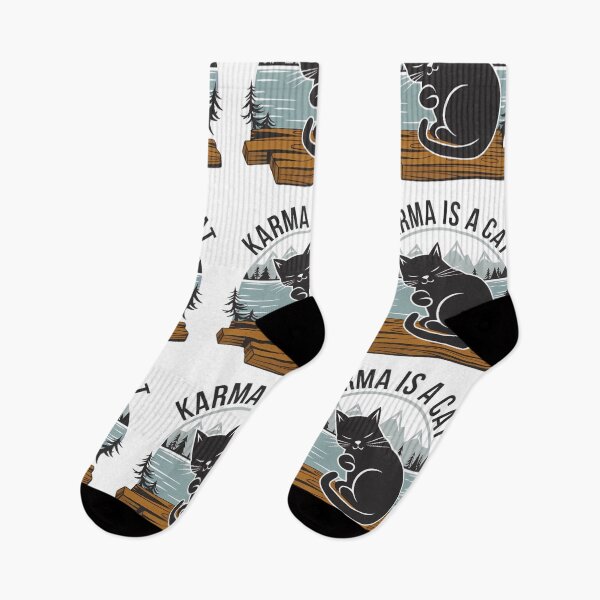 Artikelvorschau, Karma ist eine Katze – Nature Vibes entworfen und verkauft von magicalshops.