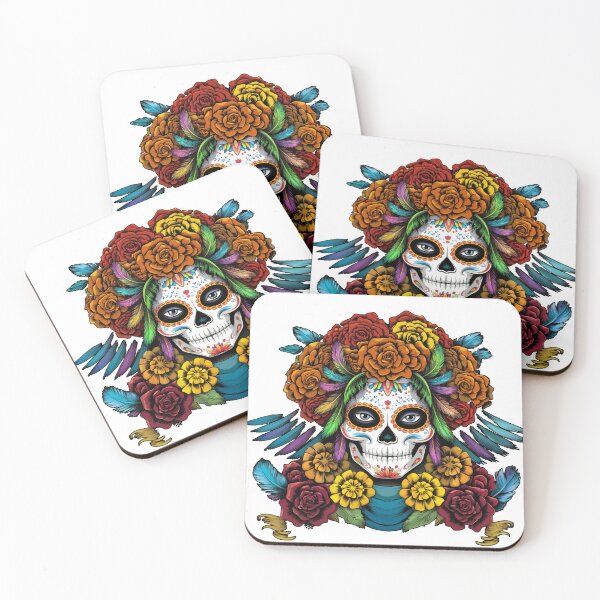 Item preview, La Catrina "the elegant skull" 05 Día de los Muertos designed and sold by matteflor.