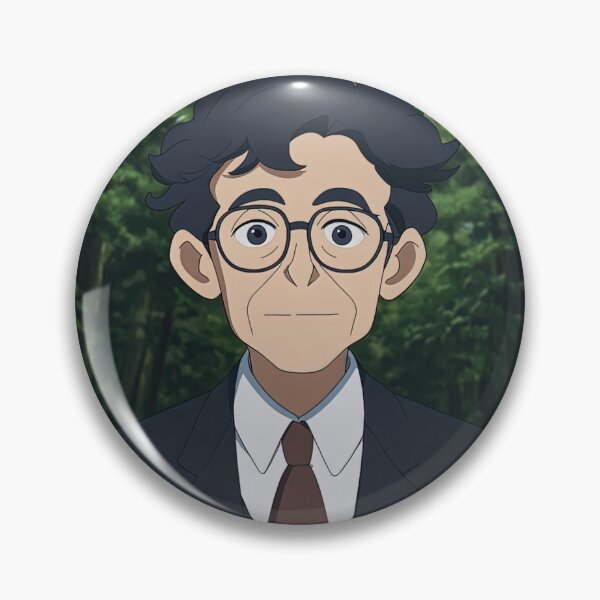 Item preview, Erving Goffman | Anime style designed and sold by ComicsFactory.