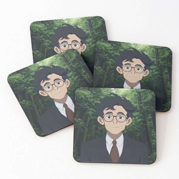 Item preview, Erving Goffman | Anime style designed and sold by ComicsFactory.