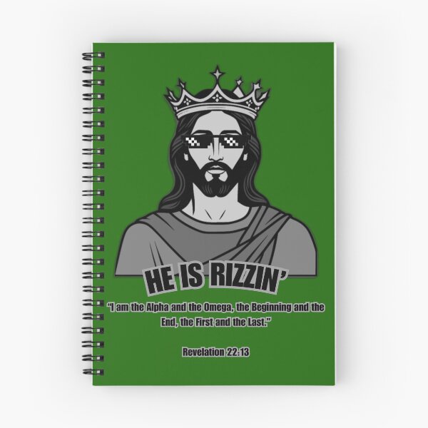 Item preview, HE IS RIZZIN' designed and sold by Anchored-Arts.