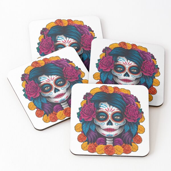 Item preview, La Catrina "the elegant skull" 04 Día de los Muertos designed and sold by matteflor.