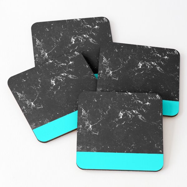 Item preview, Aqua Blue Meets Black Marble #1 #decor #art designed and sold by Anita's & Bella's Art.