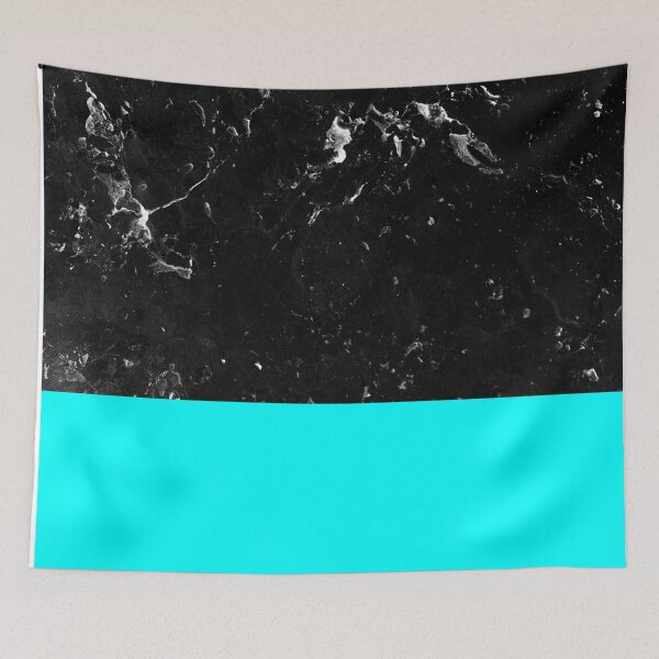 Item preview, Aqua Blue Meets Black Marble #1 #decor #art designed and sold by Anita's & Bella's Art.