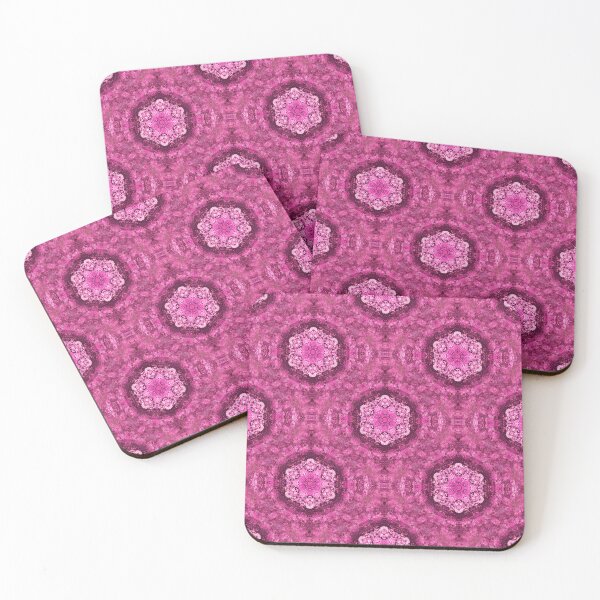 Item preview, Pink Autumn Botanical Mandala Pattern designed and sold by Artistestella.