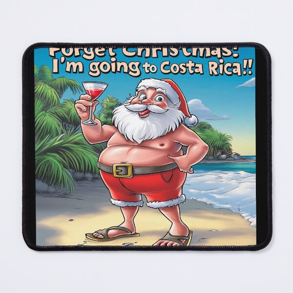 Item preview, Santa in Costa Rica designed and sold by Tees-and-Trends.