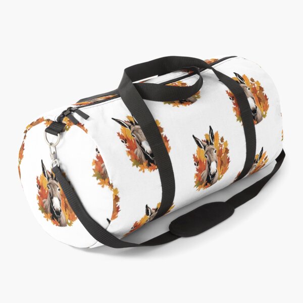 Item preview, Happy Fall Yall Donkey Autumn Leaves designed and sold by GlowUpLook.