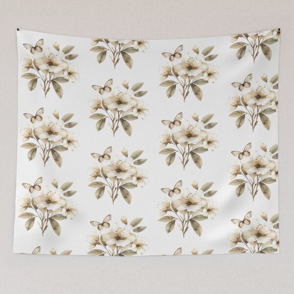 Item preview, Butterflies with Flowers designed and sold by myartisanco.