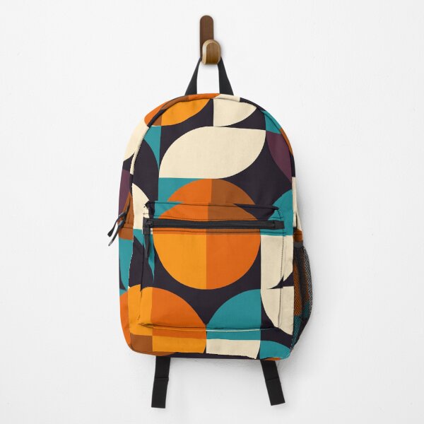 Item preview, Bold Modern Teal and Orange Geometry designed and sold by Sharon Schwalbe.