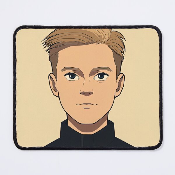 Item preview, Estonian man, portrait | Anime style designed and sold by ComicsFactory.