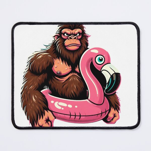 Item preview, Poolside Sasquatch designed and sold by Pixel-Lift.