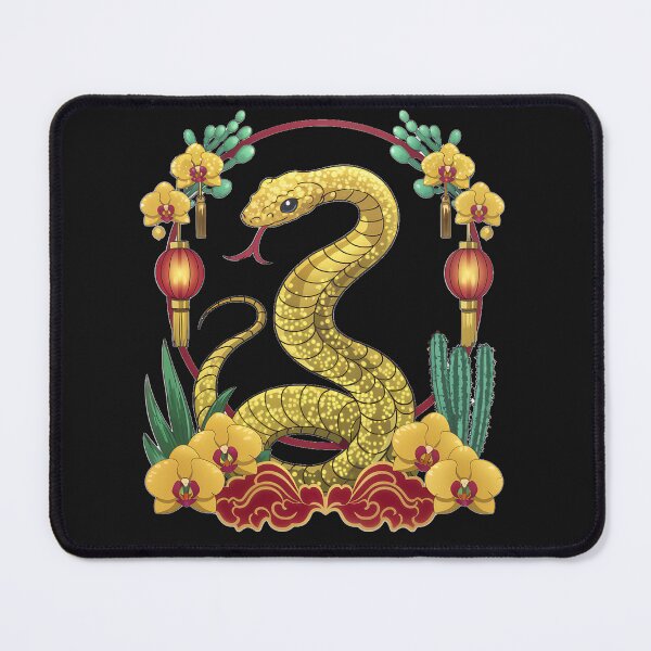 Item preview, Golden Snake Zodiac: Prosperity And Luck For Chinese New Year designed and sold by elynne9.