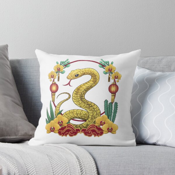 Item preview, Golden Snake Zodiac: Prosperity And Luck For Chinese New Year designed and sold by elynne9.