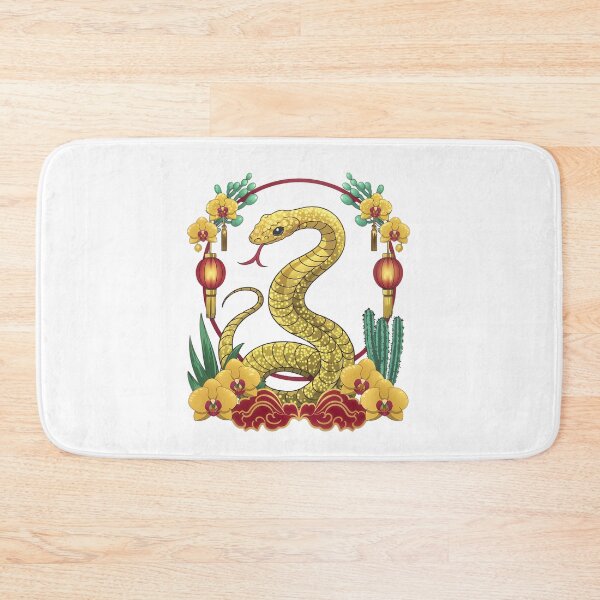 Item preview, Golden Snake Zodiac: Prosperity And Luck For Chinese New Year designed and sold by elynne9.