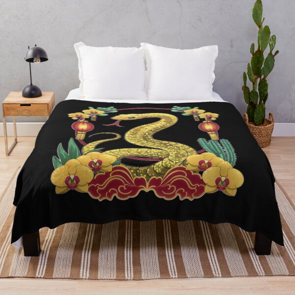 Item preview, Golden Snake Zodiac: Prosperity And Luck For Chinese New Year designed and sold by elynne9.