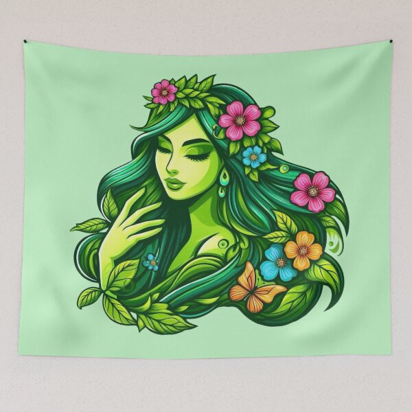 Item preview, Green Goddess  designed and sold by Myra365Art.