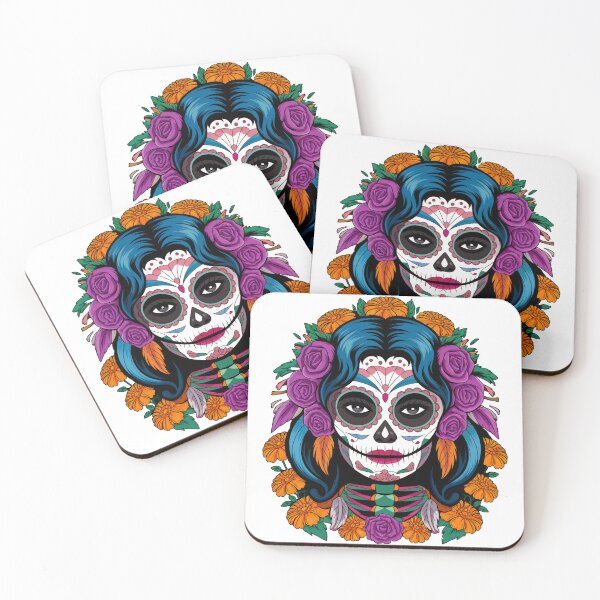 Item preview, La Catrina "the elegant skull" 03 Día de los Muertos designed and sold by matteflor.