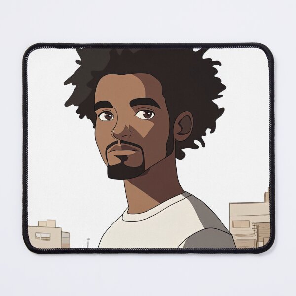 Item preview, Ethiopian man, portrait | Anime style designed and sold by ComicsFactory.