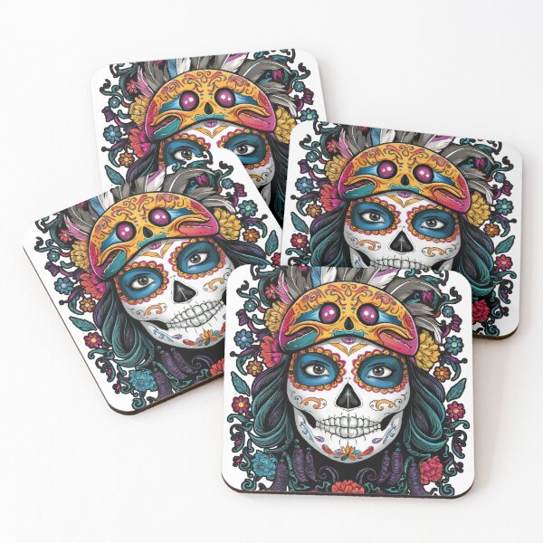 Item preview, La Catrina "the elegant skull" 02 Día de los Muertos designed and sold by matteflor.