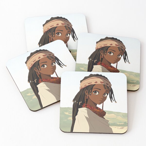 Item preview, Ethiopian woman | Anime style designed and sold by ComicsFactory.