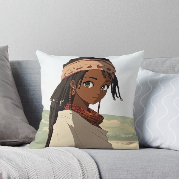 Item preview, Ethiopian woman | Anime style designed and sold by ComicsFactory.
