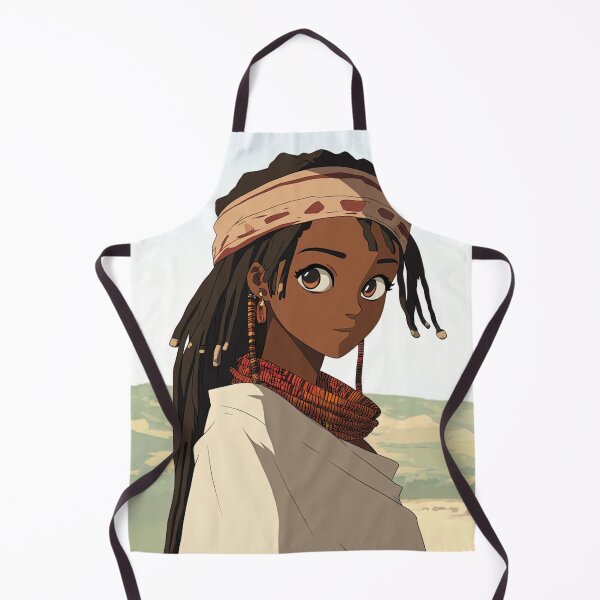 Item preview, Ethiopian woman | Anime style designed and sold by ComicsFactory.