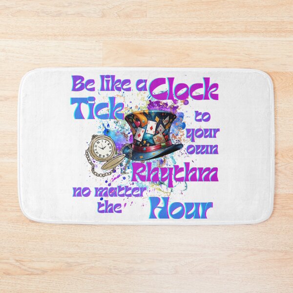 Item preview, Tick to Your Own Rhythm Clock Design designed and sold by TOA Timeless Original Apparel.