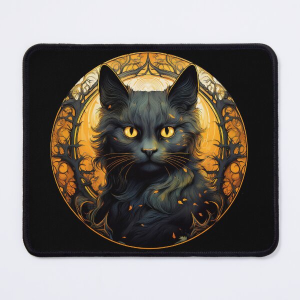 Item preview, Spooky Black Cat designed and sold by Kspirit Designs.
