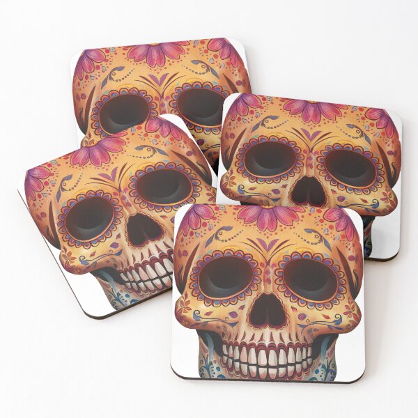 Item preview, Sugar skulls 06 Día de los Muertos designed and sold by matteflor.