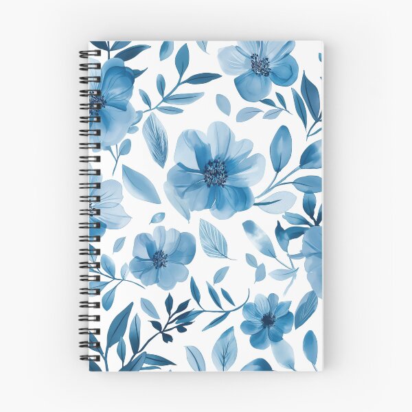 Item preview, Blue flowers pattern designed and sold by valerko26.