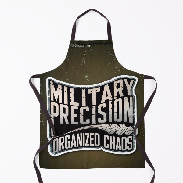Item preview, Military Precision Organized Chaos Funny Army Quote designed and sold by TheArtOfPat.