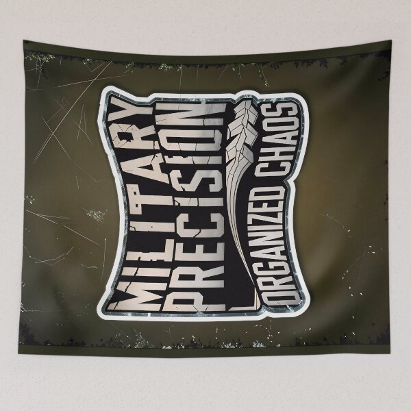 Item preview, Military Precision Organized Chaos Funny Army Quote designed and sold by TheArtOfPat.
