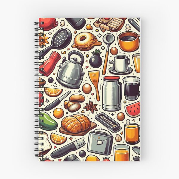 Item preview, Seamless Kitchen Items Pattern designed and sold by ShoPellY.
