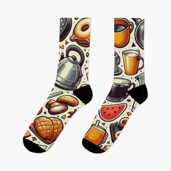 Item preview, Seamless Kitchen Items Pattern designed and sold by ShoPellY.