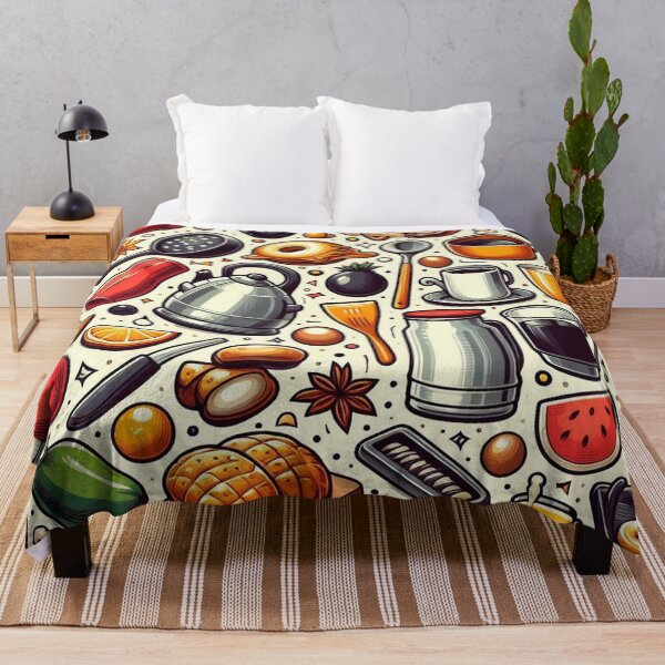 Item preview, Seamless Kitchen Items Pattern designed and sold by ShoPellY.