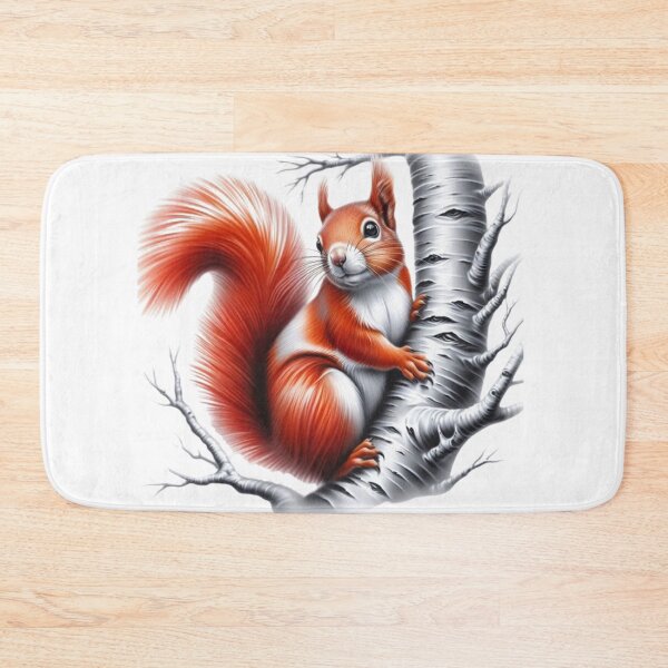 Item preview, "Red Squirrel: Grace and Agility on the Birch" designed and sold by CHRIST5000.