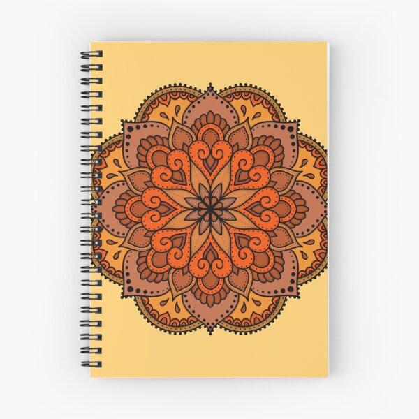Item preview, Burnt orange mandala  designed and sold by LostRenegadeART.