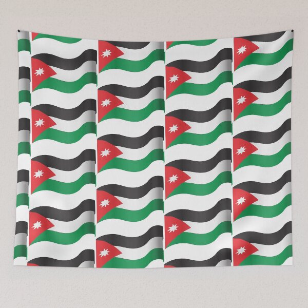 Item preview, Jordan Flag designed and sold by HarveyHandcraftsandDesigns.