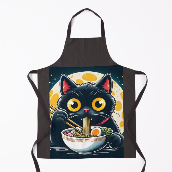 Item preview, Noodle Cat Under the Moon designed and sold by Pixel-Lift.