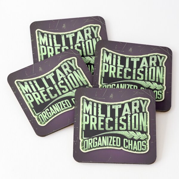 Item preview, Military Precision Organized Chaos Funny Army Quote designed and sold by TheArtOfPat.