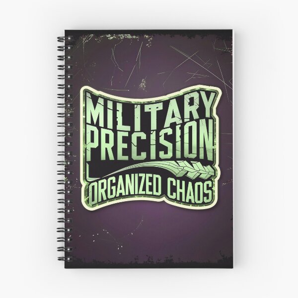 Item preview, Military Precision Organized Chaos Funny Army Quote designed and sold by TheArtOfPat.